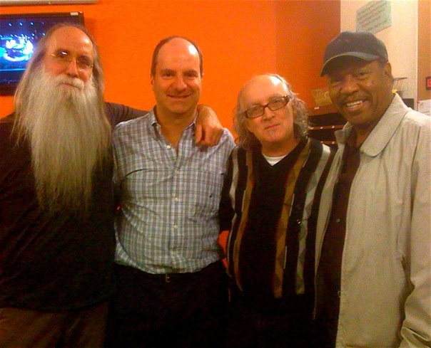 L-R., Leland Sklar, Bass, John Feraro, Drums, JLS, Billy Davis Jr. of the 5th Diminsion, Mark Taper forum, Hal David Blue Ribbon Concert   L-R., Leland Sklar, Bass, John Feraro, Drums, JLS, Billy Davis Jr. of the 5th Diminsion, Mark Taper forum, Hal David Blue Ribbon Concert