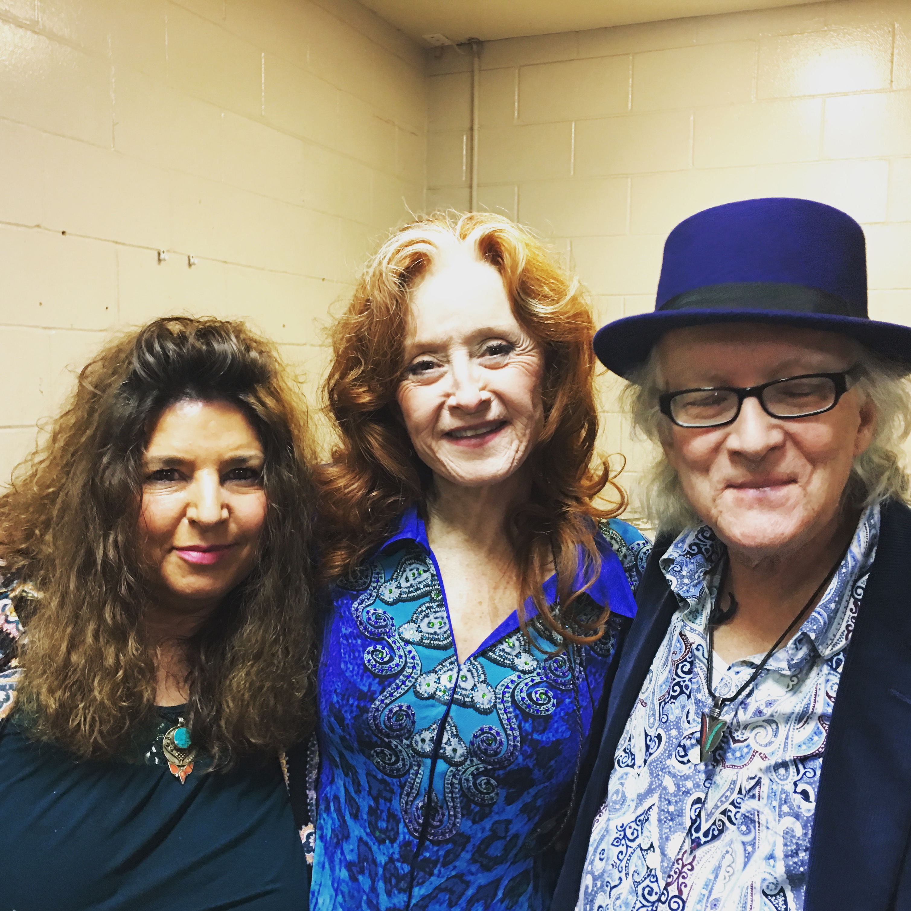 2018, Pensacola Florida with Bonnie Raitt and my wife Maria opening up for James Taylor. She congratulated us on our recent wedding in front of 20,000 people.